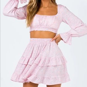 Princess polly susanna set blush